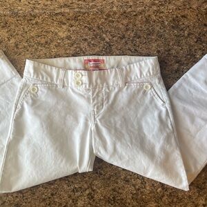 Vintage Y2K Abercrombie & Fitch white capris